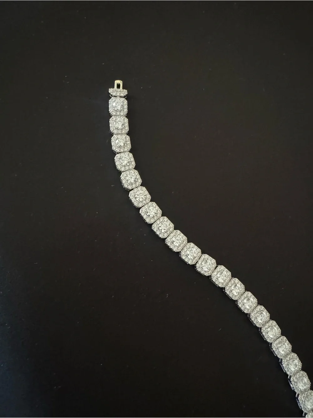 Moissanite VVs diamond bracelet 8”